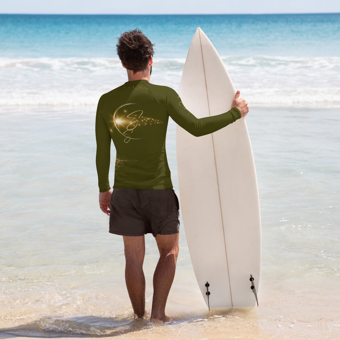 Rebel Artist Men's Rash Guard - Karaka