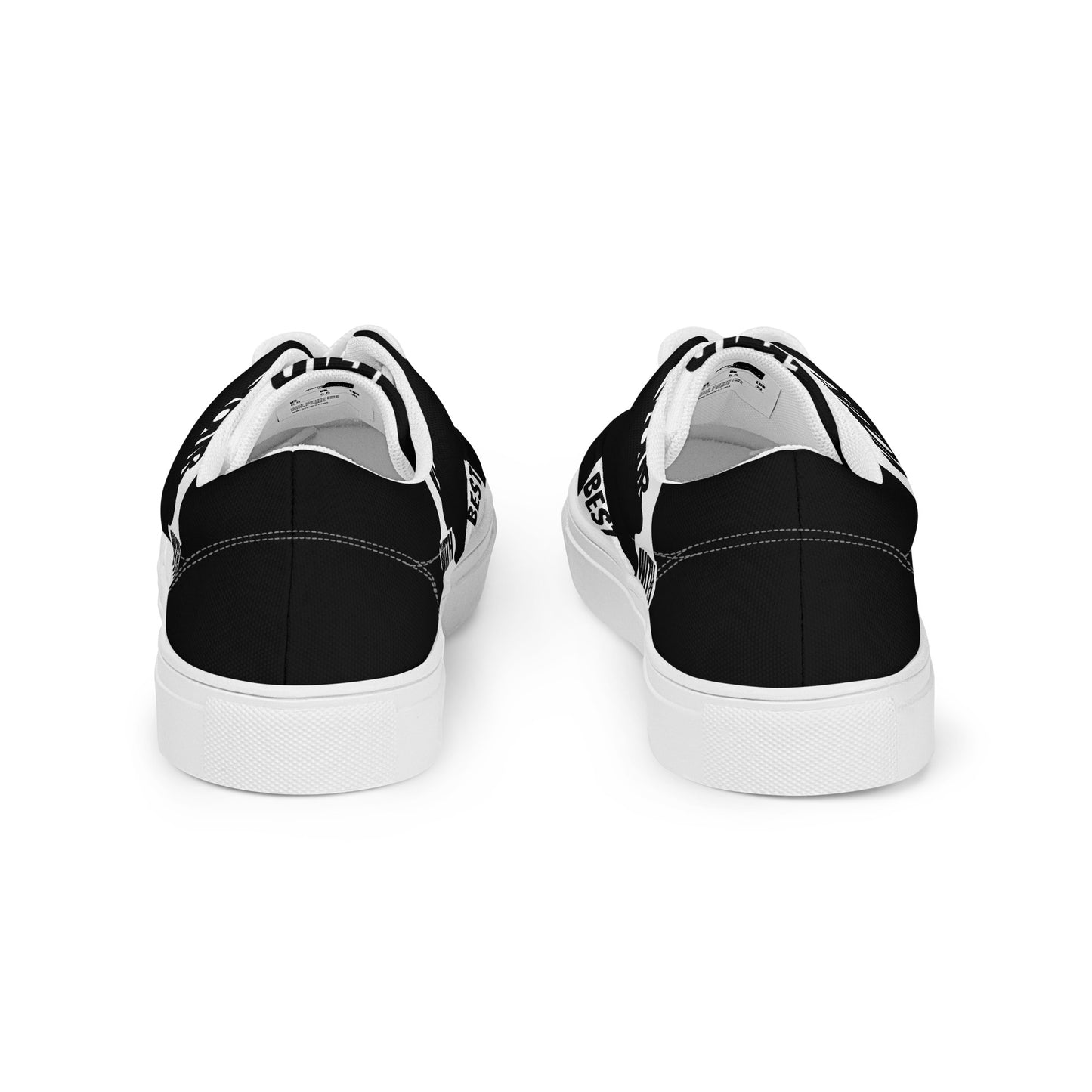 LBS Men’s Lace-Up Canvas Shoes - White