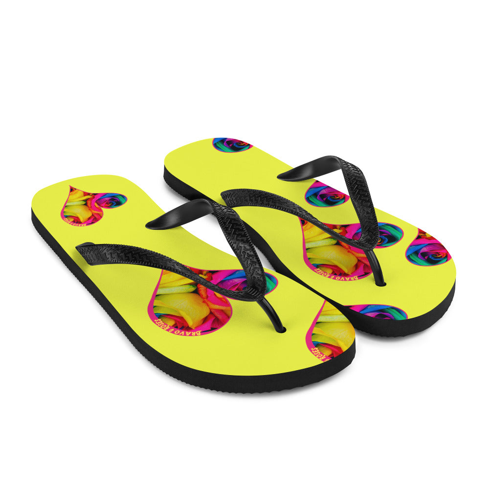 ๐ Elevate your style with Bravo & Roses Signature flip flops! ๐นโจ ๐จ Calling all Spotlyght Seekers and Art Enthusiasts! ๐จ These flip flops are more than just footwear โ they're a celebration of art and creativity! ๐ Embrace your artistic spirit with every step you take.