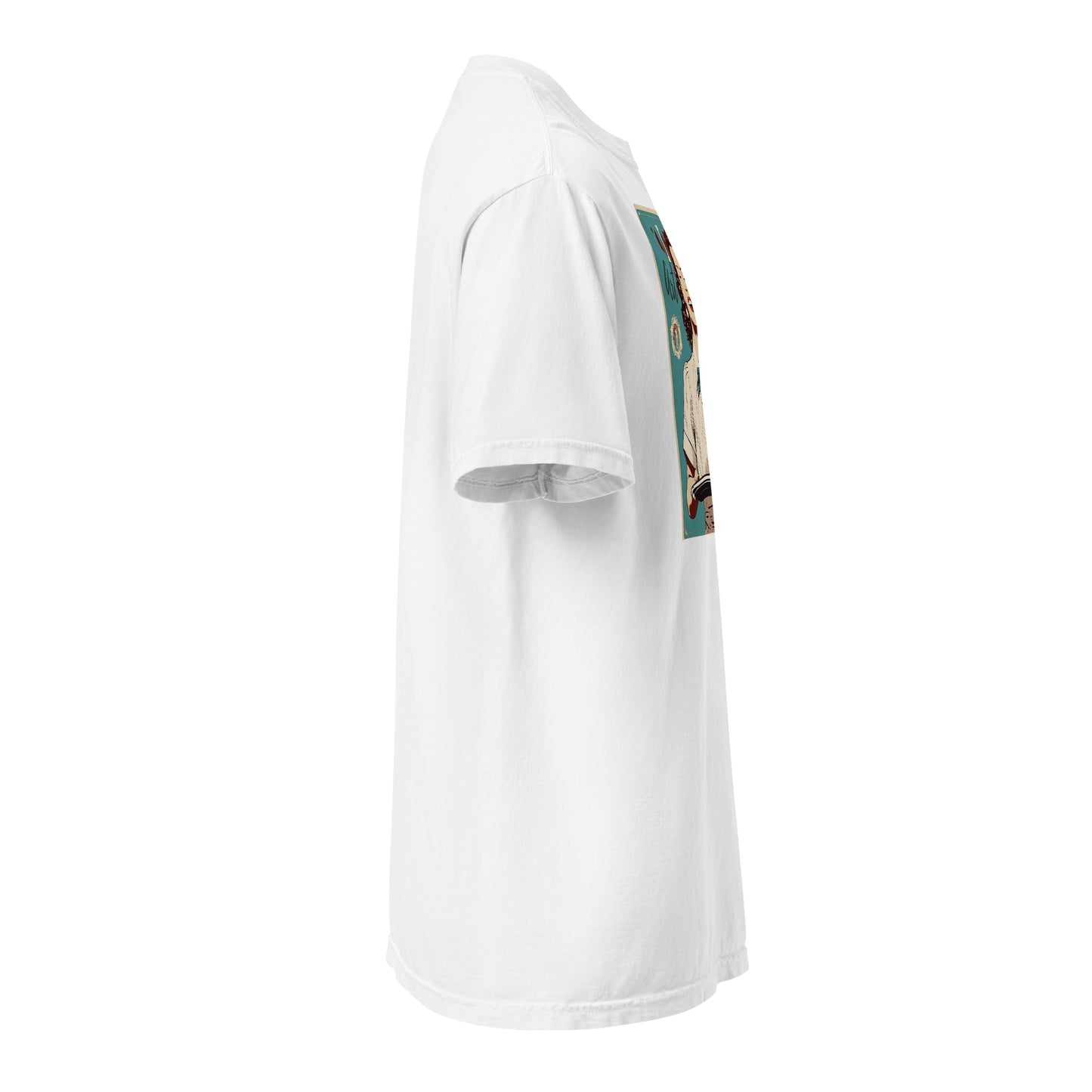 I Serve Art Waitress Square Heavyweight Unisex T-Shirt