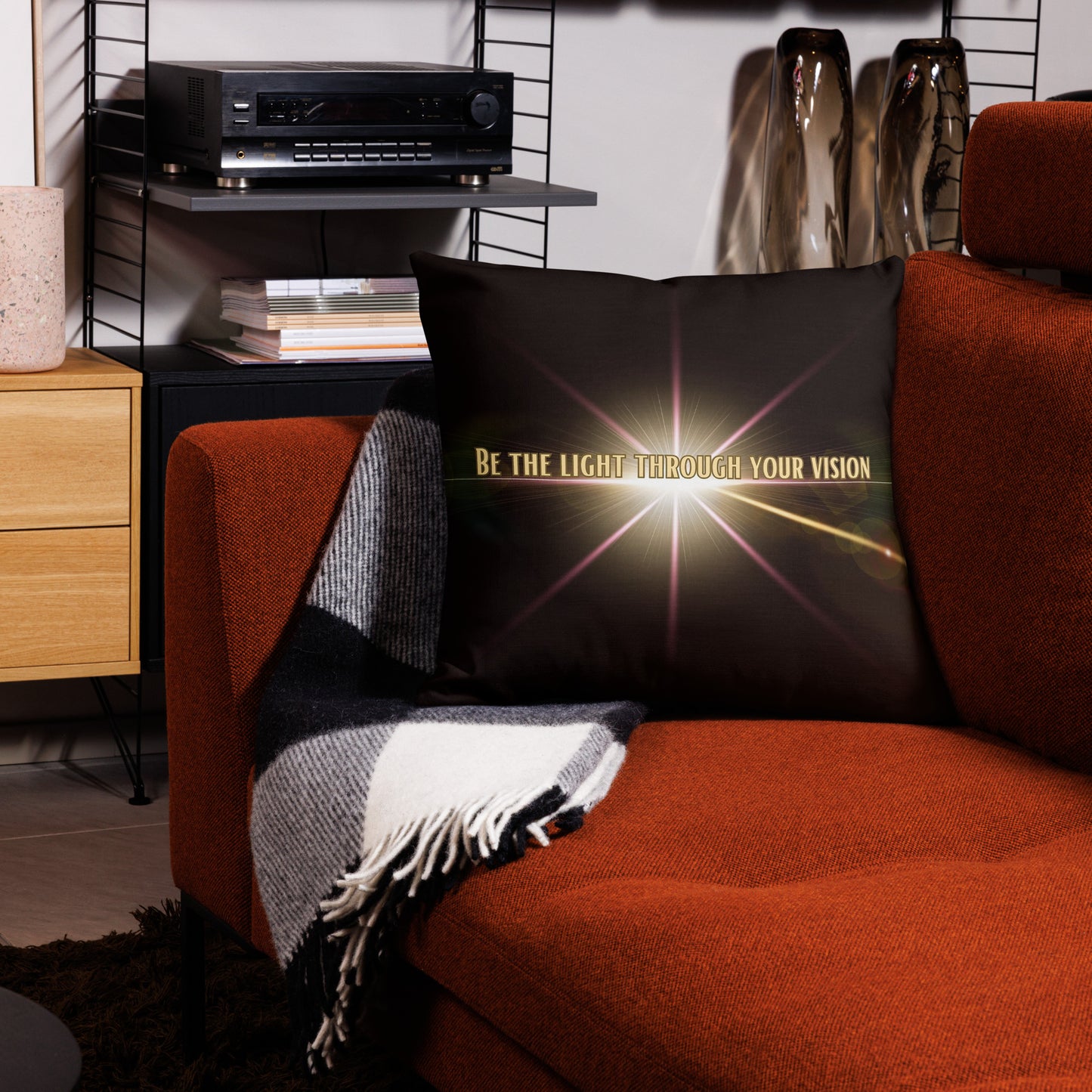 Be the Light Premium Pillow