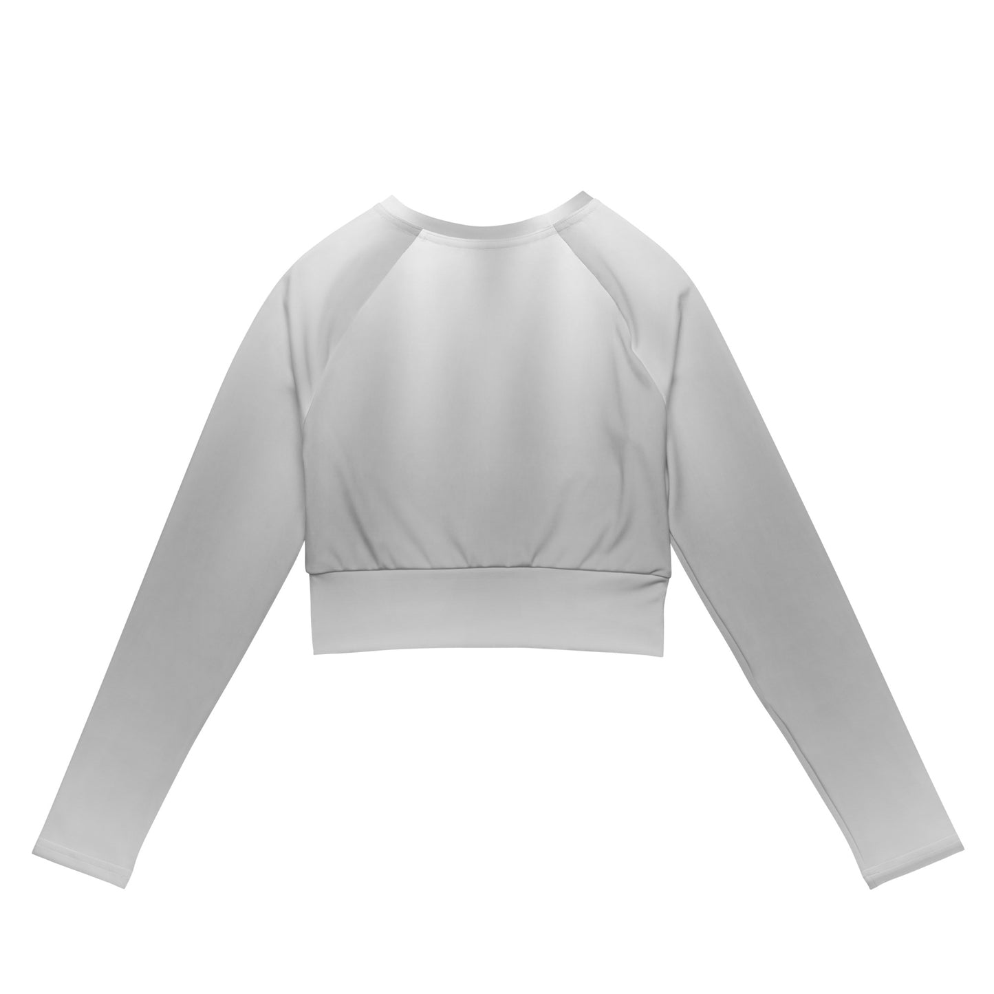 LBS Silver Spotlight Long-Sleeve Crop Top - Plus Size