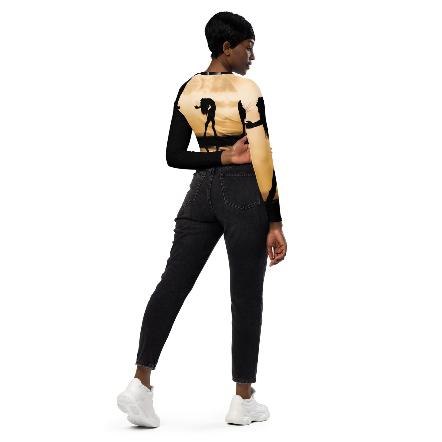 A-Ray of Emotions' Long Sleeve Crop Top - AH - Emote Merch, designed to inspire you to tap into profound emotions that elevate your artistry.