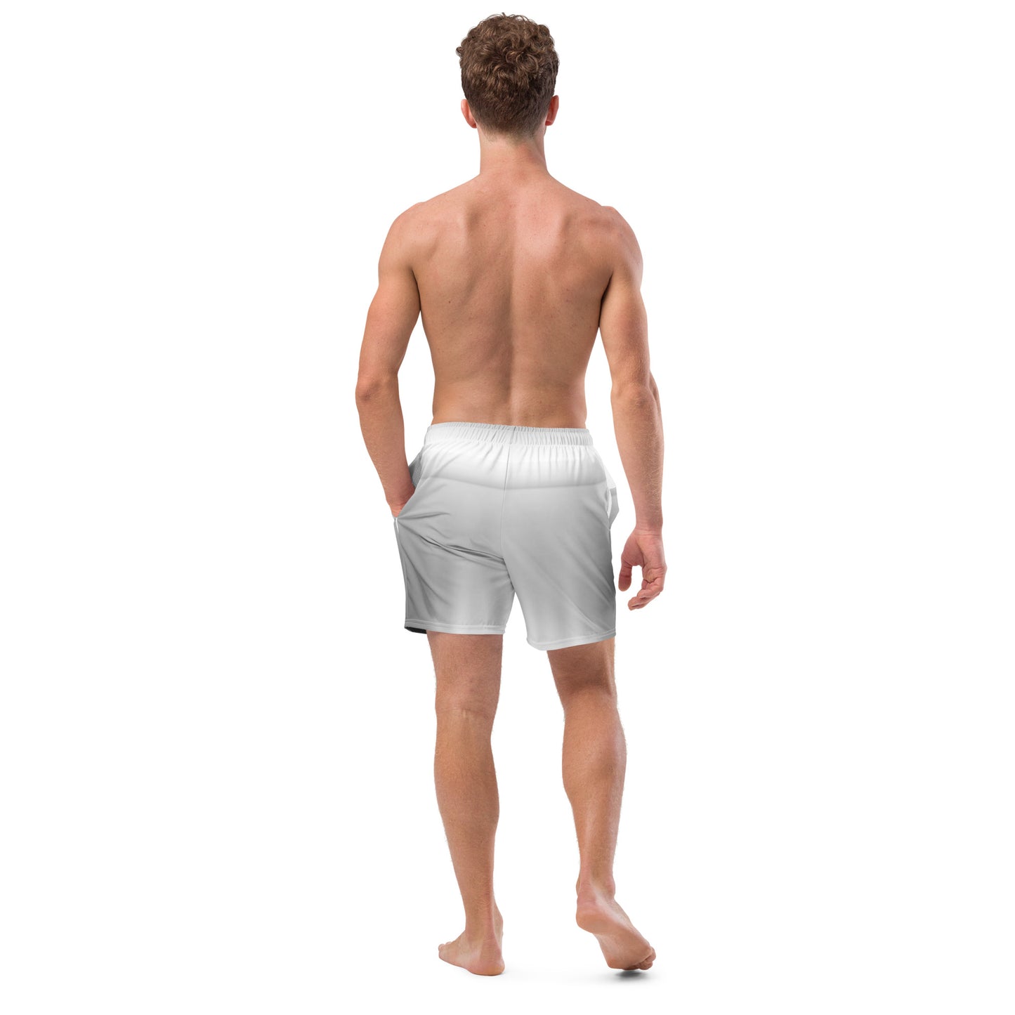 LBS Men's Silver Spotlight Swim Trunks
