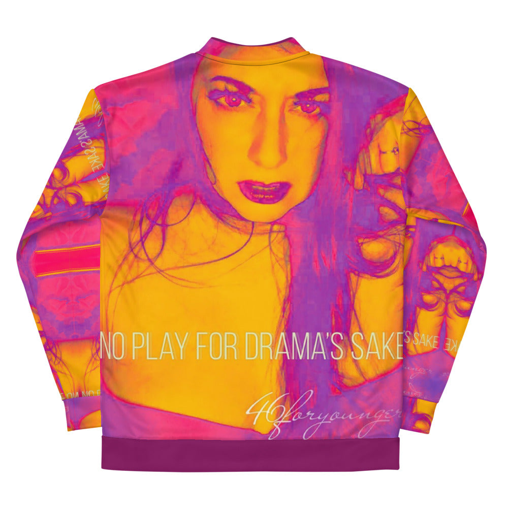 No Play Unisex Bomber Jacket - D4