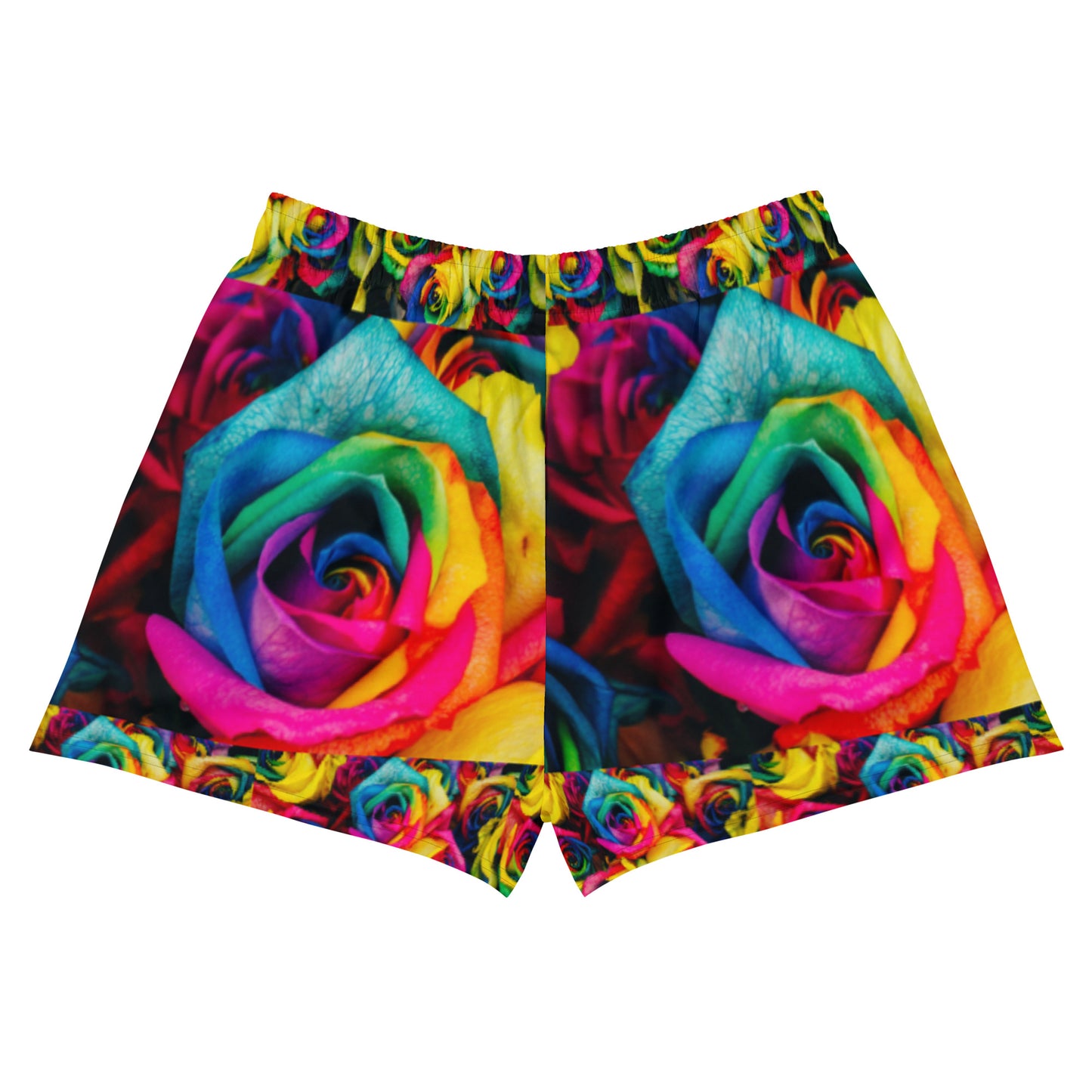 Moonlight & Roses Women's Athletic Short Shorts - Plus Size