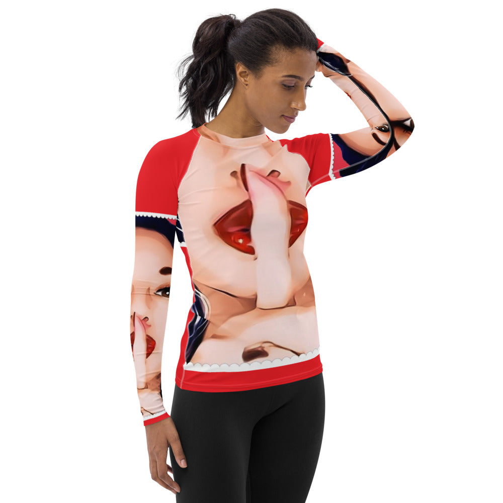Shhh Women's Rash Guard - SN4