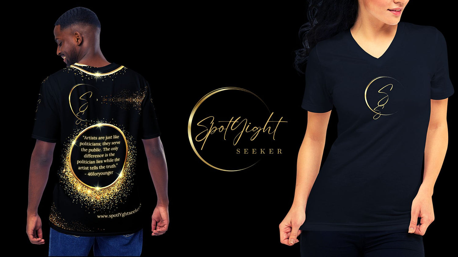 Spotlyght-Inspired & inspirational merch for artists who seek the spotlight and exposure.