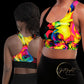 Emote Merch from SpotlYght Seeker - from the Bravo and Roses Collection the Moonlight & Roses Sports Bra for the Female  Artist because artists deserve praise.