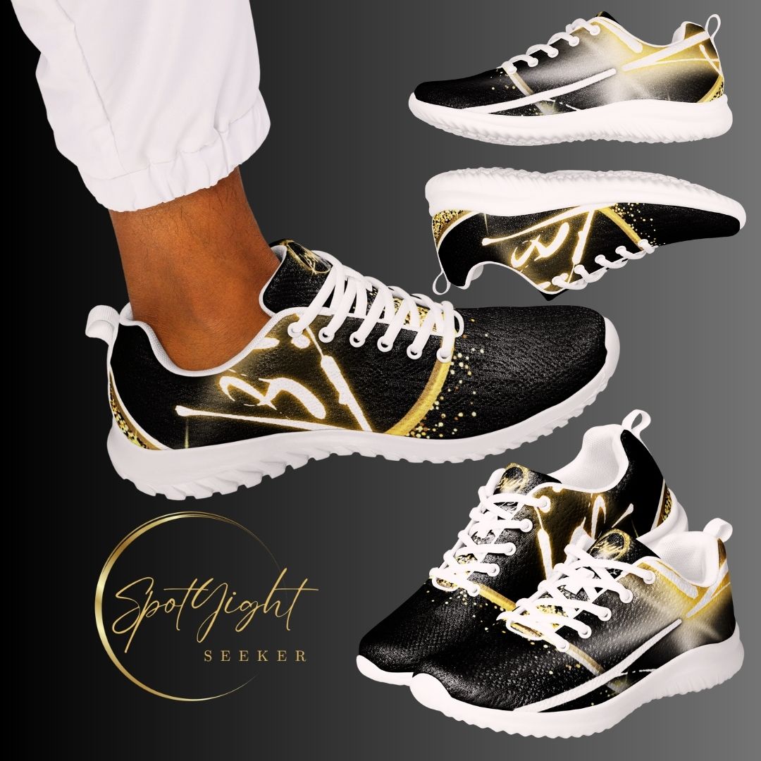 "Step into Your Artistic Revolution with Rebel Artist Sneakers - Unleash Your Creative Spirit with Bold and Unique Men's Footwear!" - SpotlYght Seeker - Black