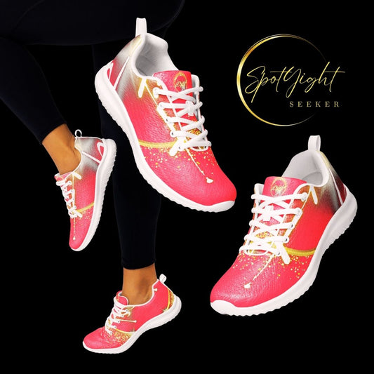 "Step into Your Artistic Revolution with Rebel Artist Sneakers - Unleash Your Creative Spirit with Bold and Unique Women's Footwear!" - SpotlYght Seeker - Radical Red