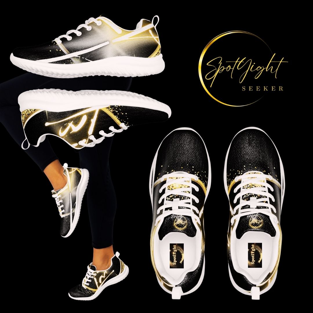 "Step into Your Artistic Revolution with Rebel Artist Sneakers - Unleash Your Creative Spirit with Bold and Unique Women's Footwear!" - SpotlYght Seeker - Black