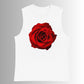 Vibrant Rose Muscle T-Shirt - A symbol of self-praise and empowerment, a perfect gift to yourself.  Available for the Plus Size Artist.