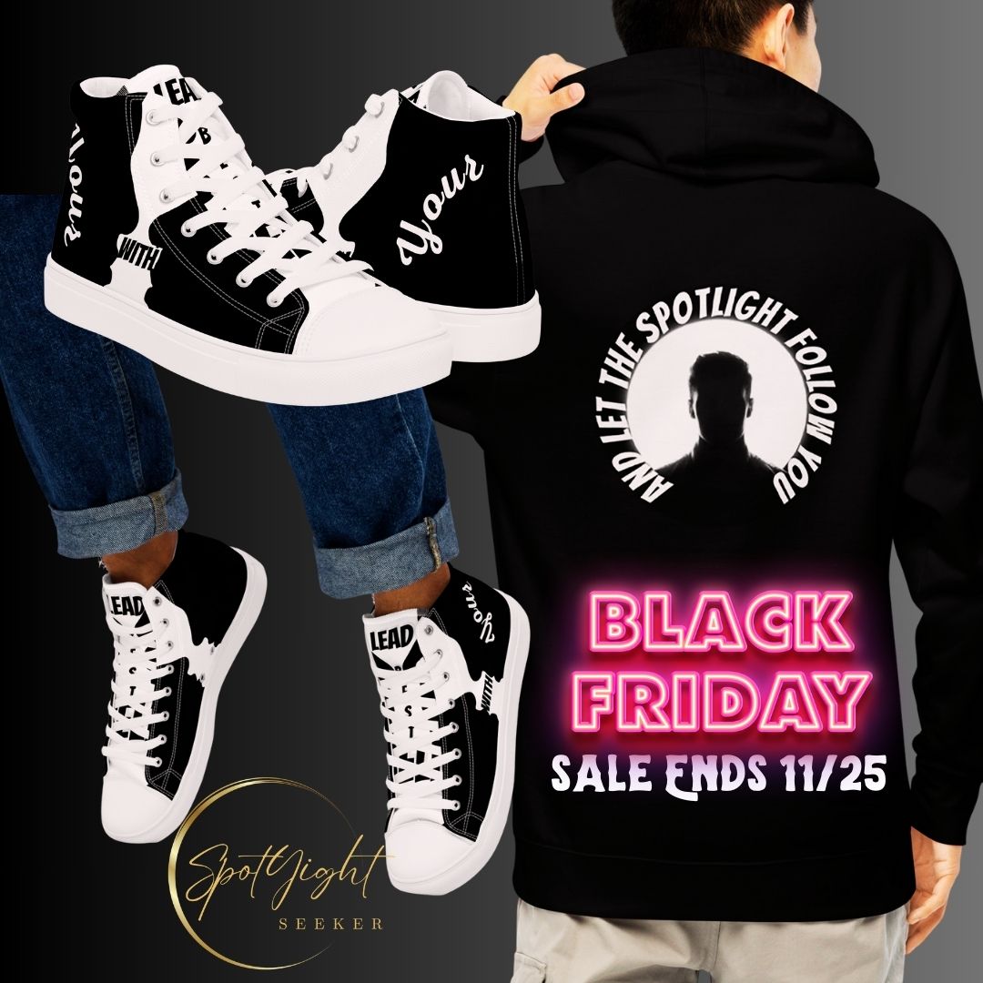Black Friday Exclusive: $22 OFF LBS Unisex Midweight Hoodie – Embrace your dark, edgy style with SpotlYght Seeker's Motivate-Merch. Black Friday Deals