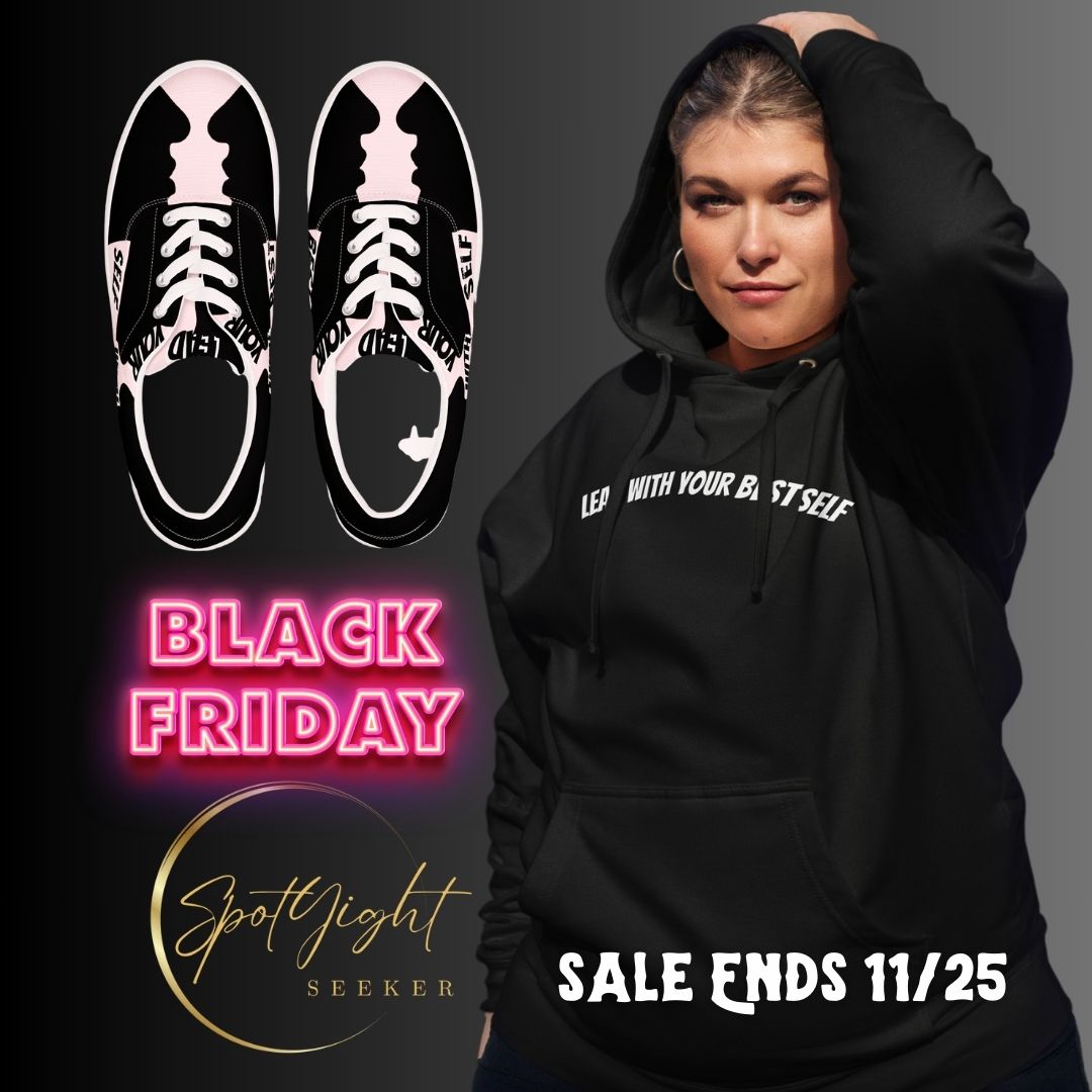 Black Friday Exclusive: $22 OFF LBS Unisex Midweight Hoodie – Embrace your dark, edgy style with SpotlYght Seeker's Motivate-Merch.  Black Friday Deals!!
