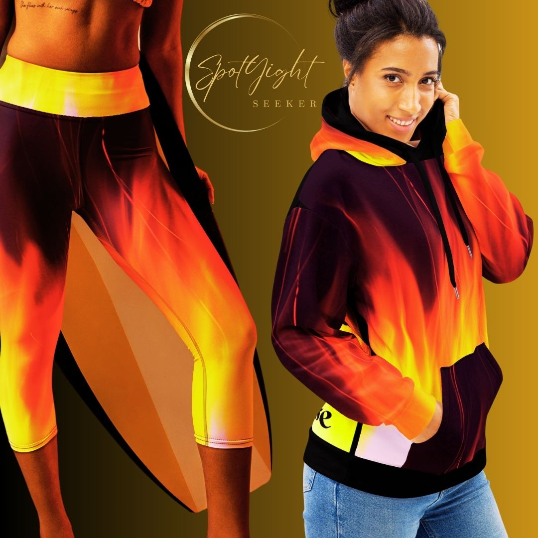 Artist on Fire Capri Leggings - PA2