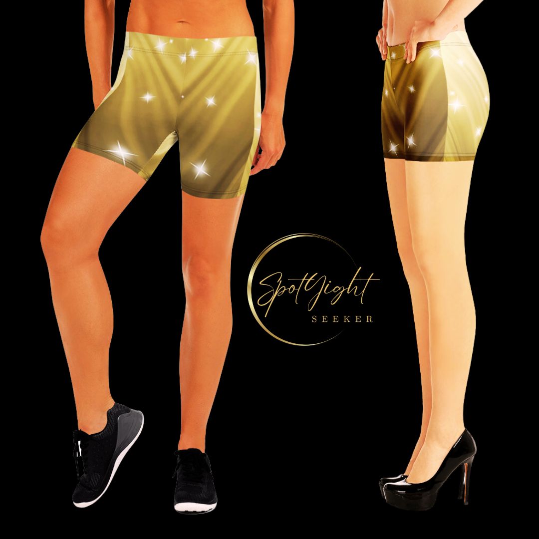 Women's Gold Spotlyght Short Shorts