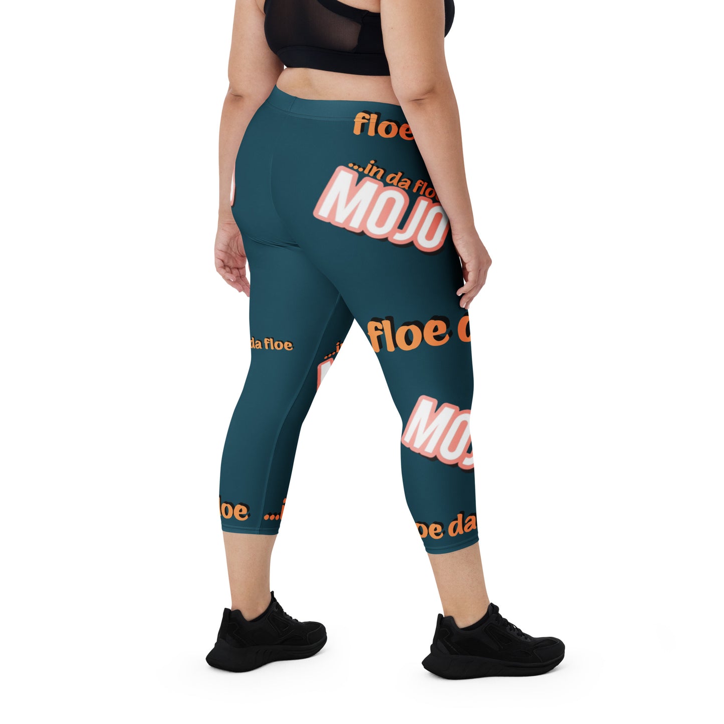 MOJO Capri Leggings - Blue Whale