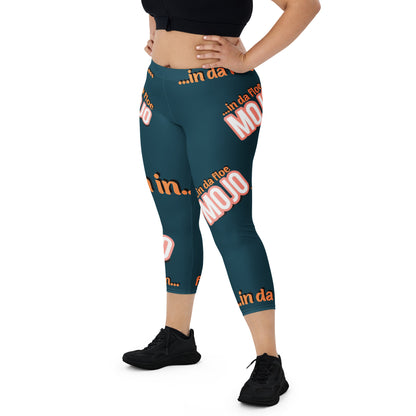 MOJO Capri Leggings - Blue Whale