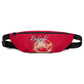 🔥Make a bold statement as you carry your essentials in this edgy and unique Rebel Artist  Crimson Fanny Pack.