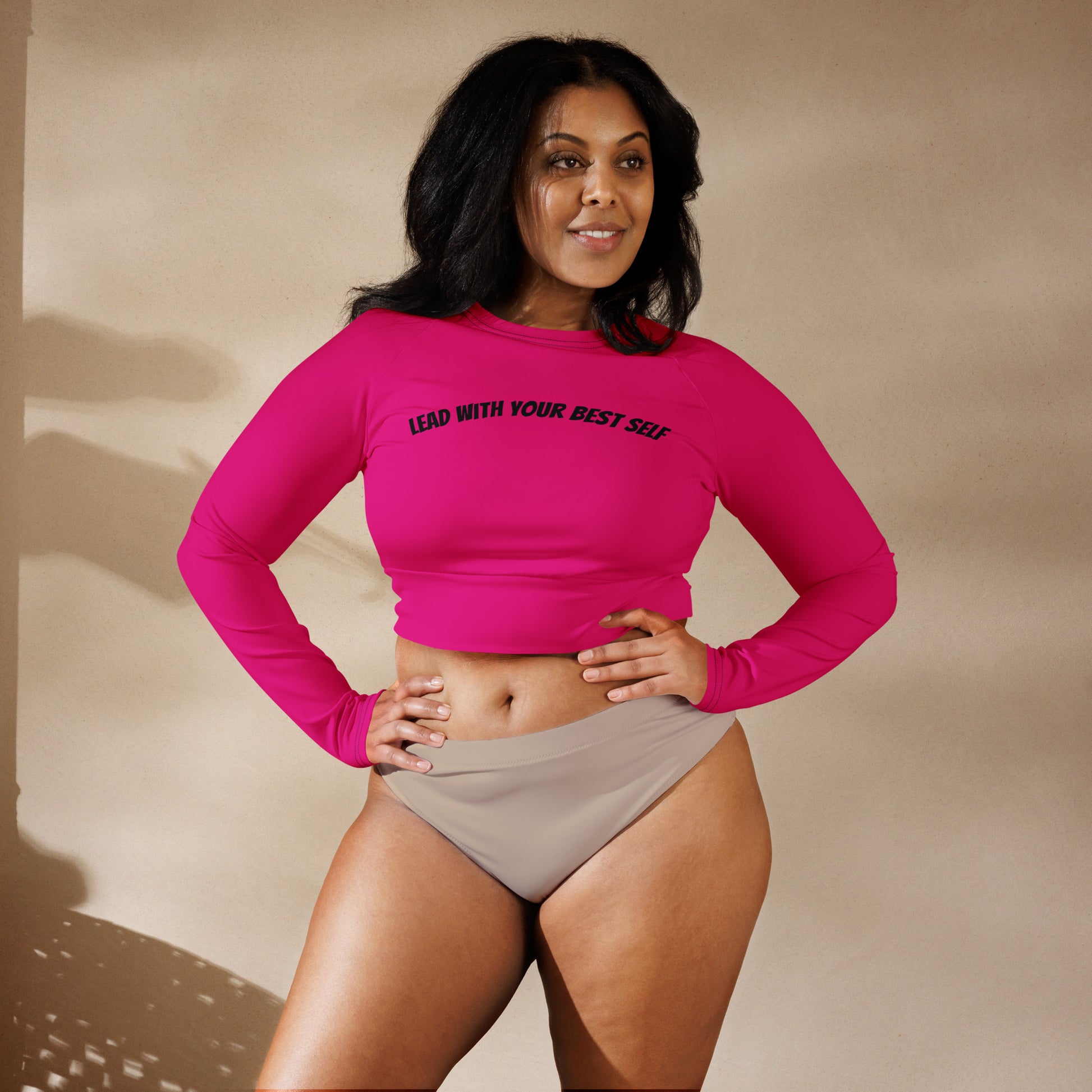 Maintain sexy in a bulk fest season with SpotlYght Seeker's design-matched crop top.  Plus Size