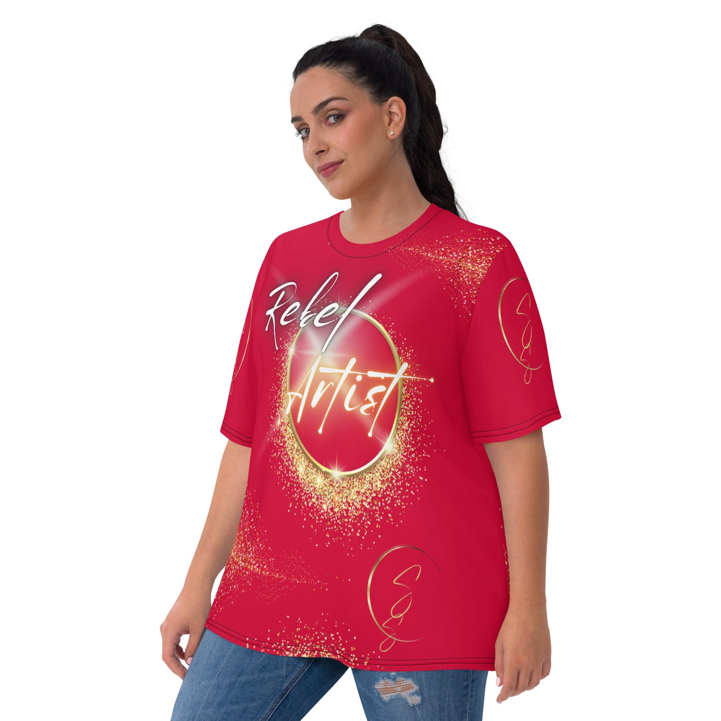 Rebel Artist Women's T-Shirt - Crimson