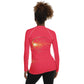 Rebel Artist Women's Rash Guard - Radical Red