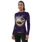 Rebel Artist Women's Rash Guard - Deep Purple