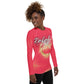 Rebel Artist Women's Rash Guard - Radical Red