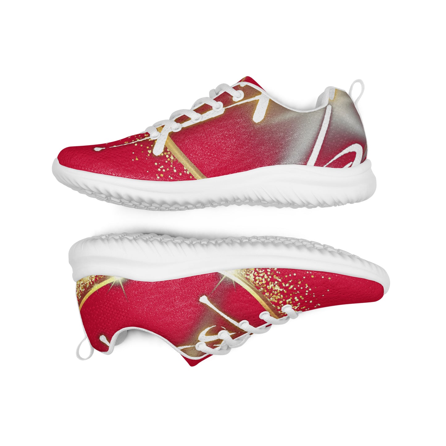 Rebel Artist Men’s Athletic Shoes - Crimson