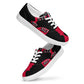 LBS Men’s Lace-Up Canvas Shoes - Crimson