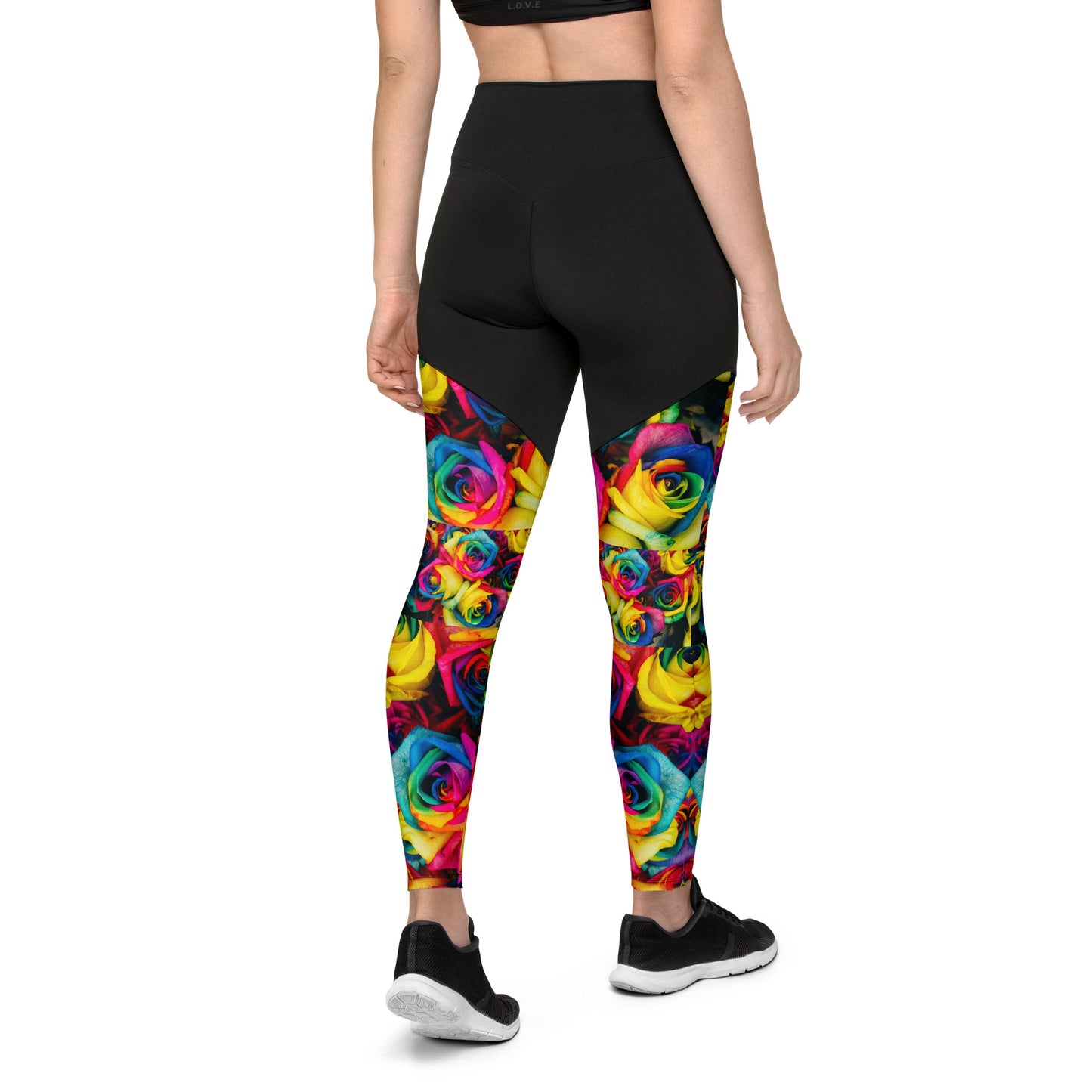 Moonlight & Roses Sports Leggings from the Bravo and Roses Collection - because artist deserve praise