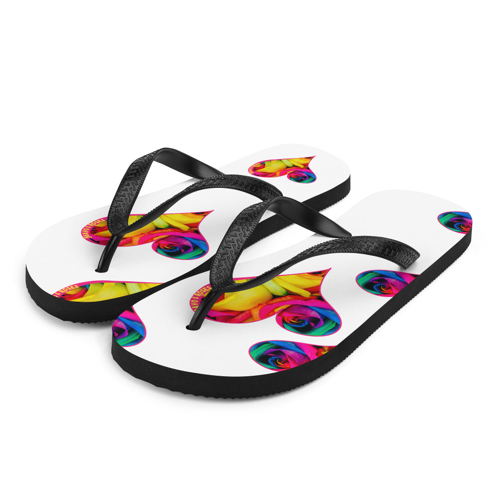 🌟 Elevate your style with Bravo & Roses Signature flip flops! 🌹✨  🎨 Calling all Spotlyght Seekers and Art Enthusiasts! 🎨 These flip flops are more than just footwear – they're a celebration of art and creativity! 🎉 Embrace your artistic spirit with every step you take.