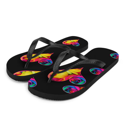 🌟 Elevate your style with Bravo & Roses Signature flip flops! 🌹✨  🎨 Calling all Spotlyght Seekers and Art Enthusiasts! 🎨 These flip flops are more than just footwear – they're a celebration of art and creativity! 🎉 Embrace your artistic spirit with every step you take.