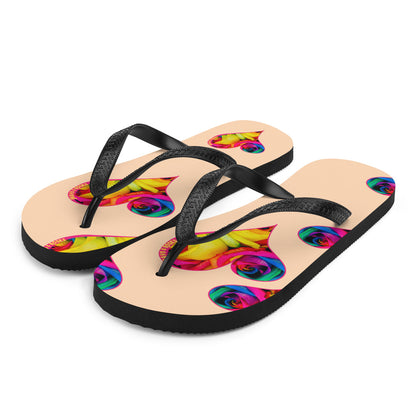 🌟 Elevate your style with Bravo & Roses Signature flip flops! 🌹✨  🎨 Calling all Spotlyght Seekers and Art Enthusiasts! 🎨 These flip flops are more than just footwear – they're a celebration of art and creativity! 🎉 Embrace your artistic spirit with every step you take.