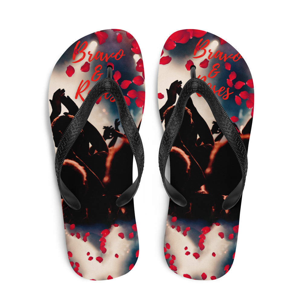 Step into your destiny SpotlYght Seeker with Bravo & Roses Flip Flops Because Artists Deserve Praise. 🎨🌹