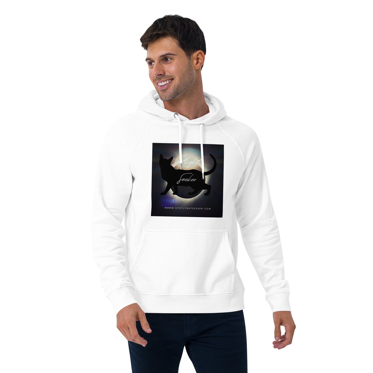 Cat Call Unisex Fitted Eco Hoodie - Success Around the Corner