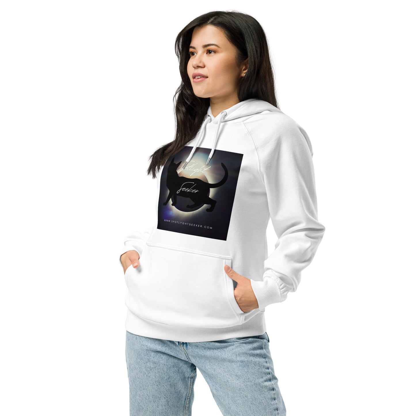 Cat Call Unisex Fitted Eco Hoodie - Success Around the Corner