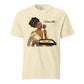 I Serve Art Golden Goddess Heavyweight Unisex Light Colored T-Shirt