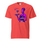 I Serve Art Heavyweight Unisex T-Shirt - Purple Elegance