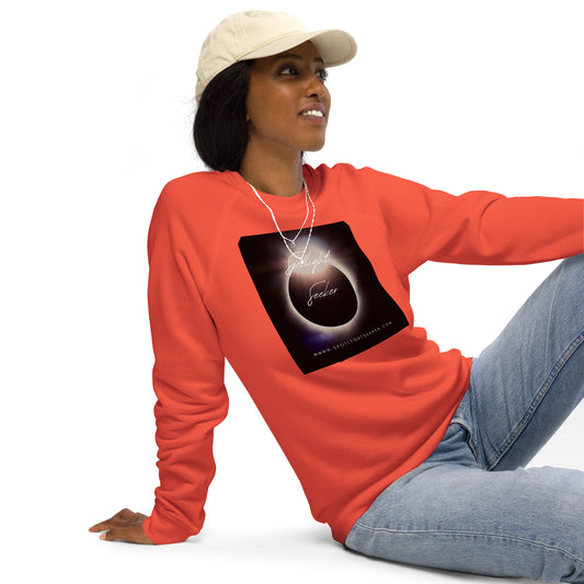 Image of the Moonlit SpotlYght Unisex Eco Sweatshirt, a stylish and comfortable sweatshirt reflecting the artistic birthright and featuring a captivating design inspired by moonlit nights. Crafted from eco-friendly materials. 🌙🎨