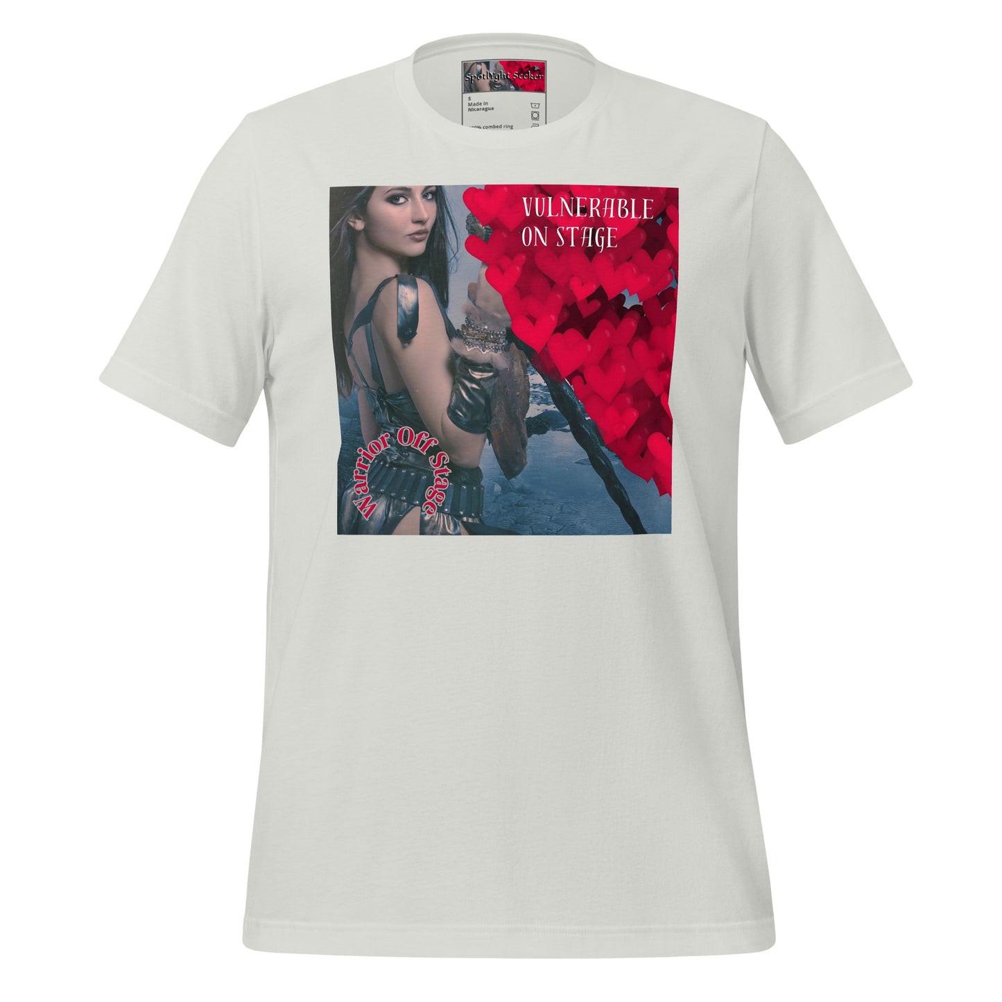 Unisex Artist Vulnerable Artist T-Shirt - BRFA3 Rose