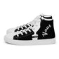 SpotlYght Seeker Women’s High Top Canvas Shoes in Crisp White – Strut with confidence and express your artistic spirit with this Motivate-Merch essential.