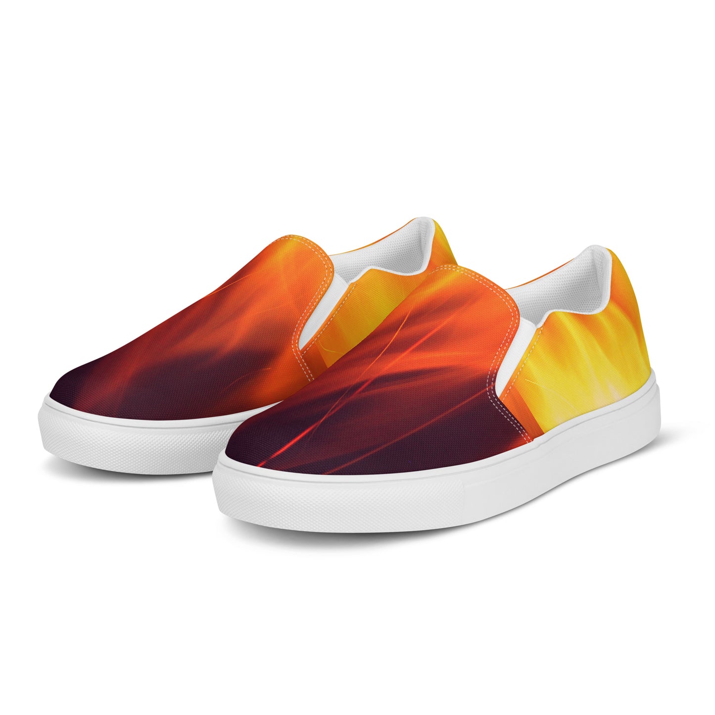 Artist on Fire Women’s Slip-On Canvas Shoes