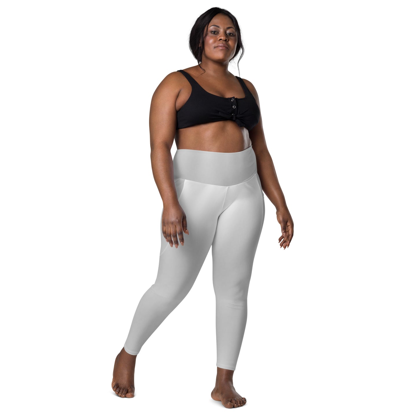 LBS Silver Spotlight Leggings with Pockets - Plus Size