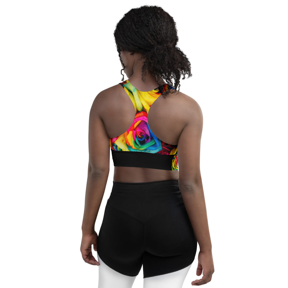 Moonlight & Roses Sports Bra