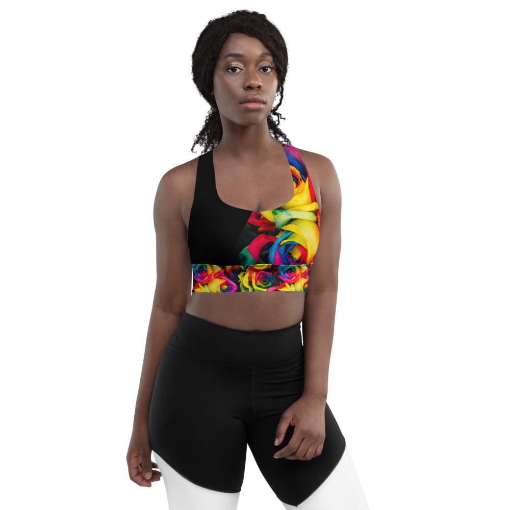 Moonlight & Roses Sports Bra