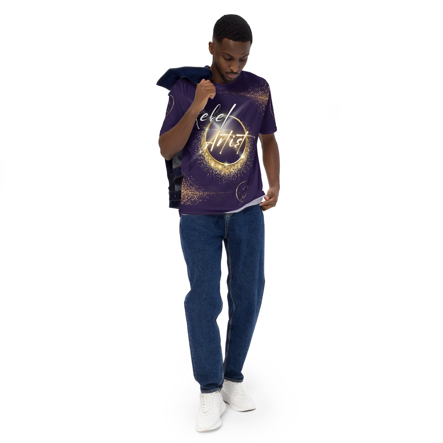 Rebel Artist Men's T-Shirt - Deep Purple