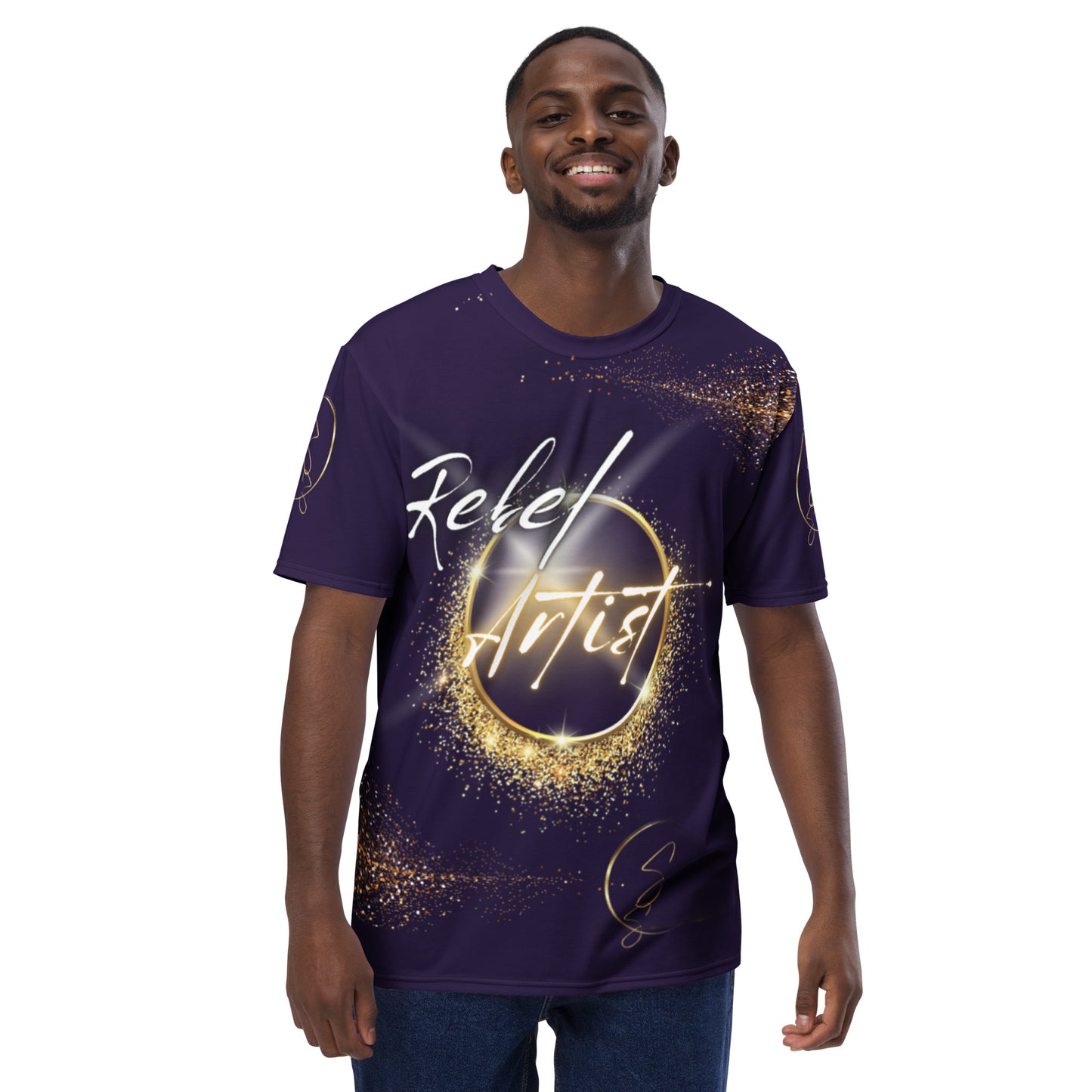 Rebel Artist Men's T-Shirt - Deep Purple