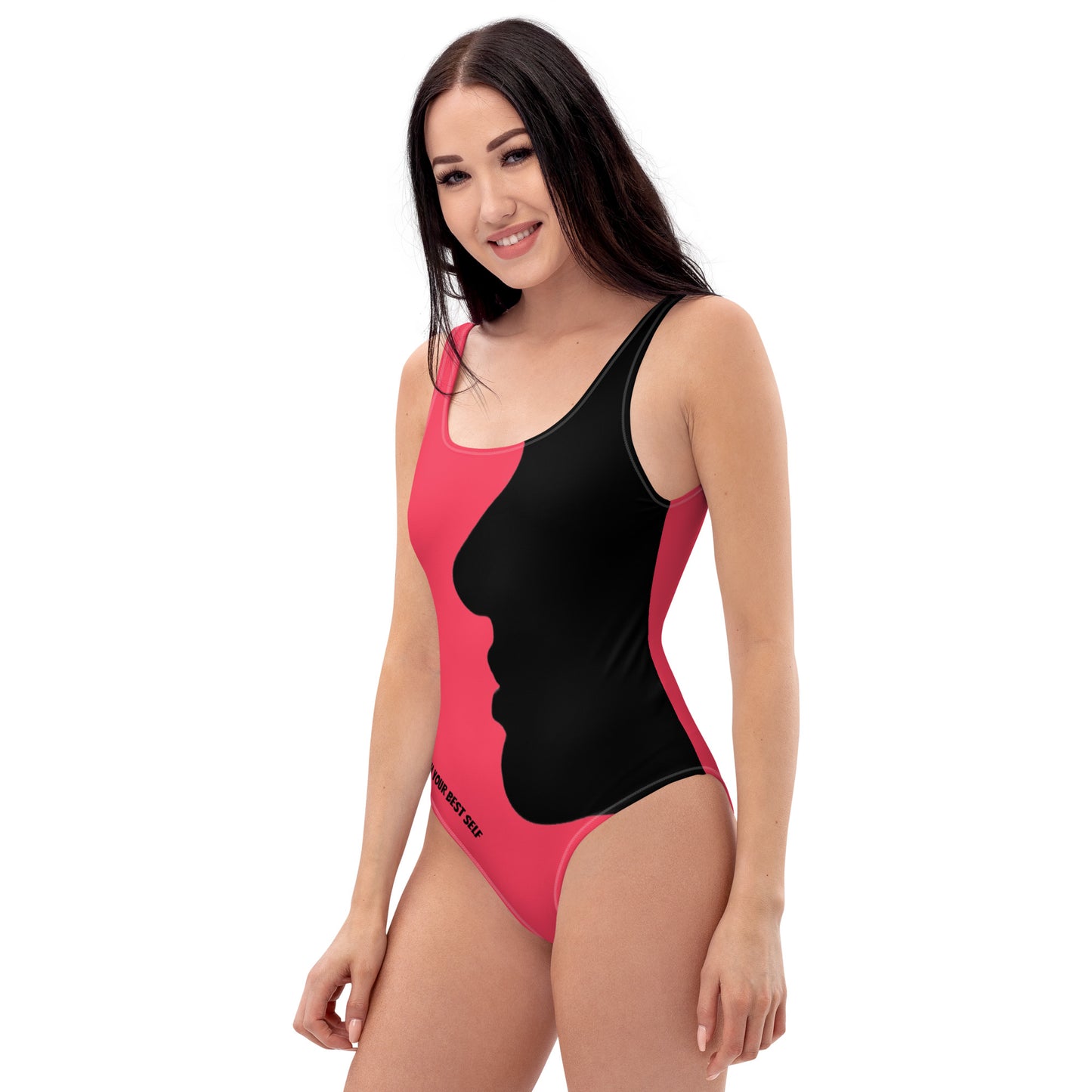 LBS One-Piece Swimsuit - Radical Red